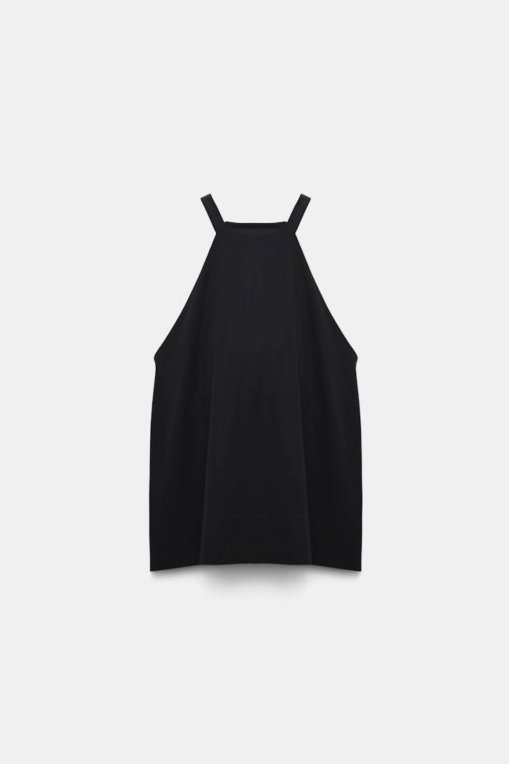 Dorothee Schumacher Top mit abnehmbarer Blüte pure black