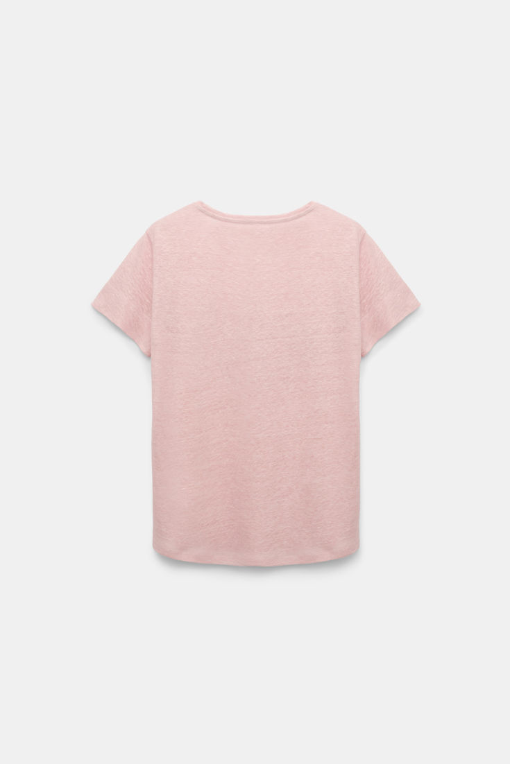 Dorothee Schumacher Rundhalsshirt aus Hanf milky rose