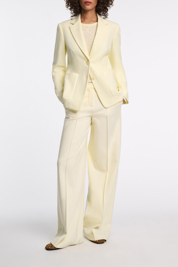 Dorothee Schumacher Langarmshirt aus Hanf light lemon