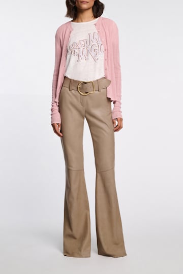 Dorothee Schumacher Hemp T-shirt with print magic rose