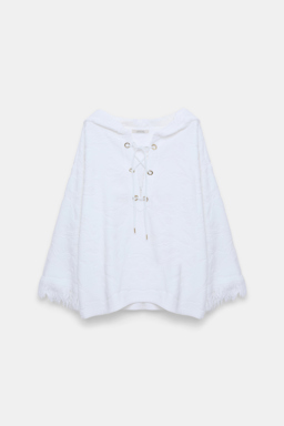 Dorothee Schumacher Hoodie mit floralem Muster camellia white