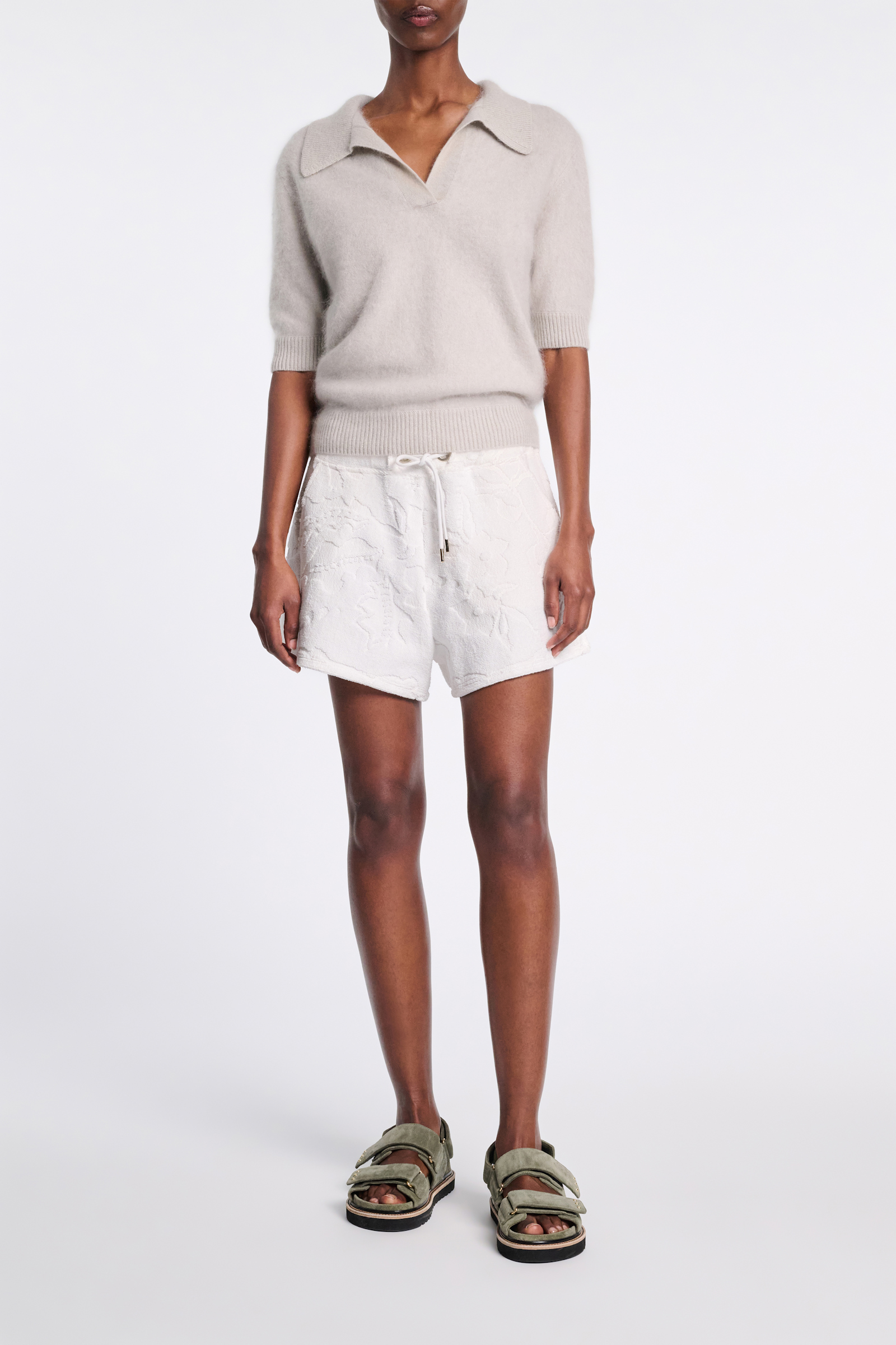 Dorothee Schumacher Shorts mit floralem Muster camellia white