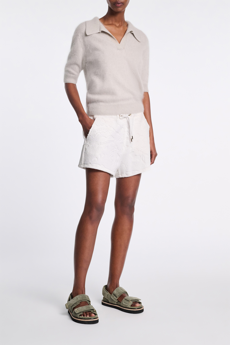 Dorothee Schumacher Shorts mit floralem Muster camellia white