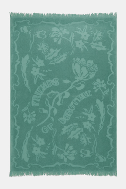 Dorothee Schumacher Handtuch mit floralem Muster jade