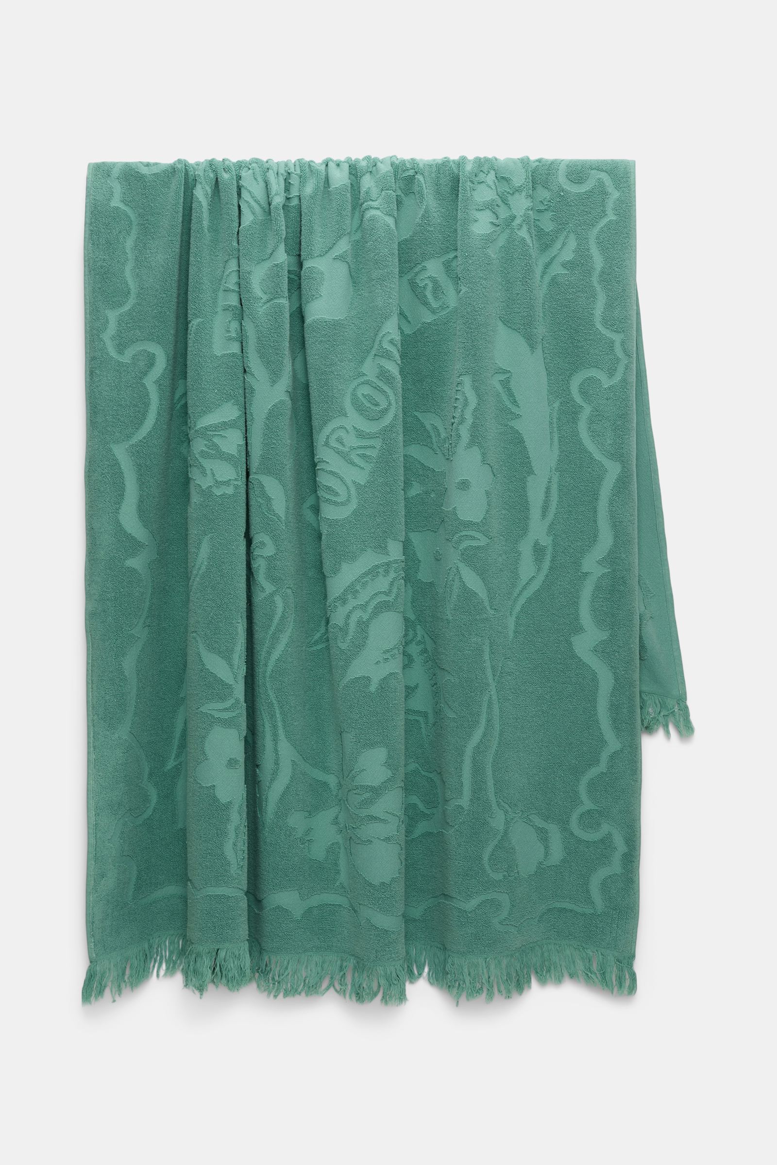 Dorothee Schumacher Handtuch mit floralem Muster jade
