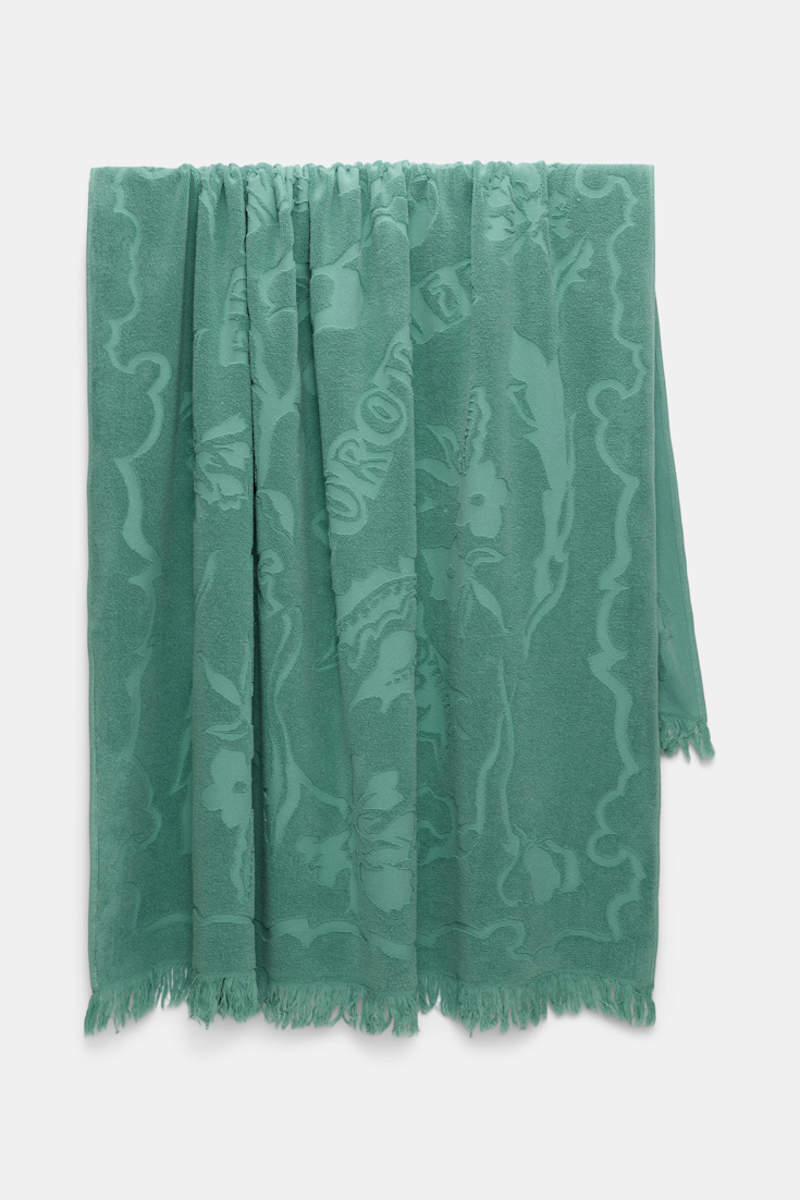 Dorothee Schumacher Handtuch mit floralem Muster jade