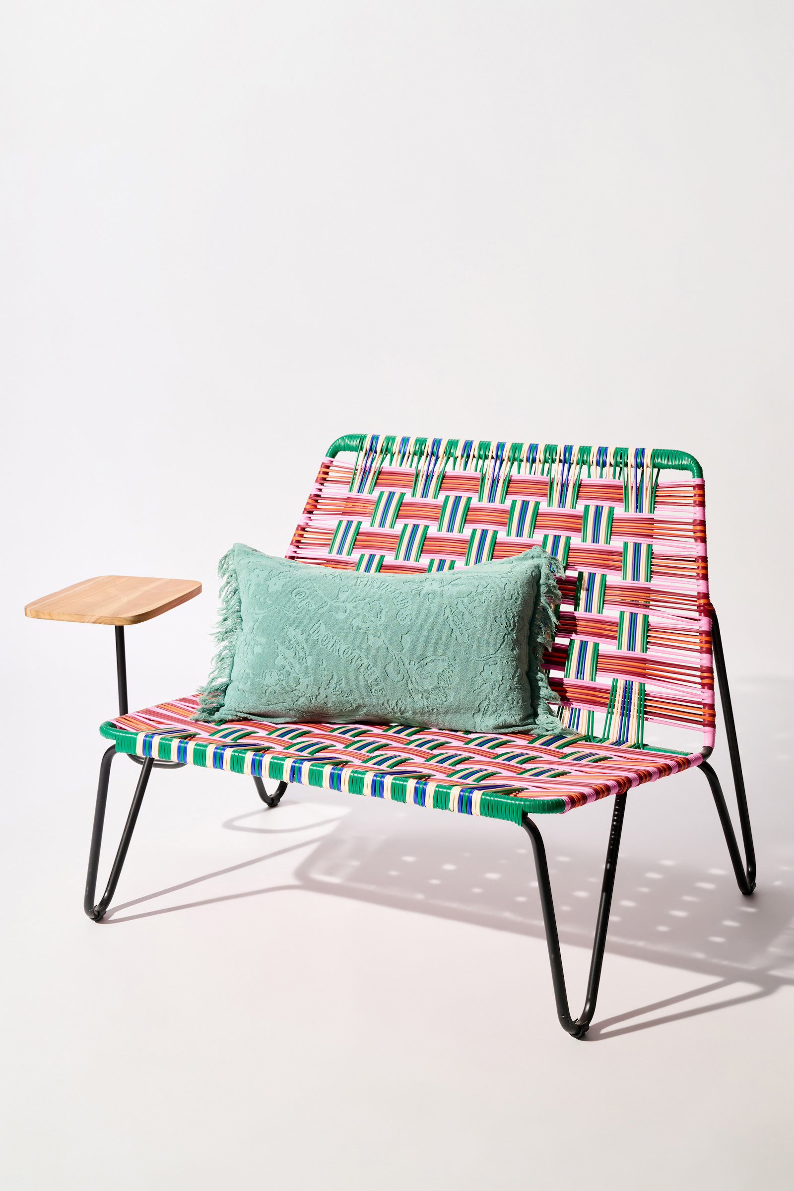 Dorothee Schumacher Kissen mit floralem Muster jade