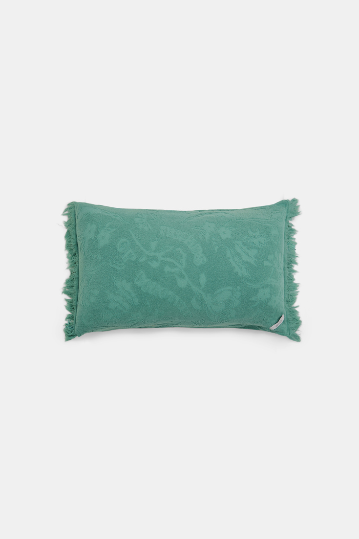 Dorothee Schumacher Kissen mit floralem Muster jade
