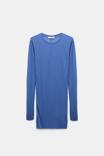 Dorothee Schumacher Leicht transparentes Longsleeve milky cornflower