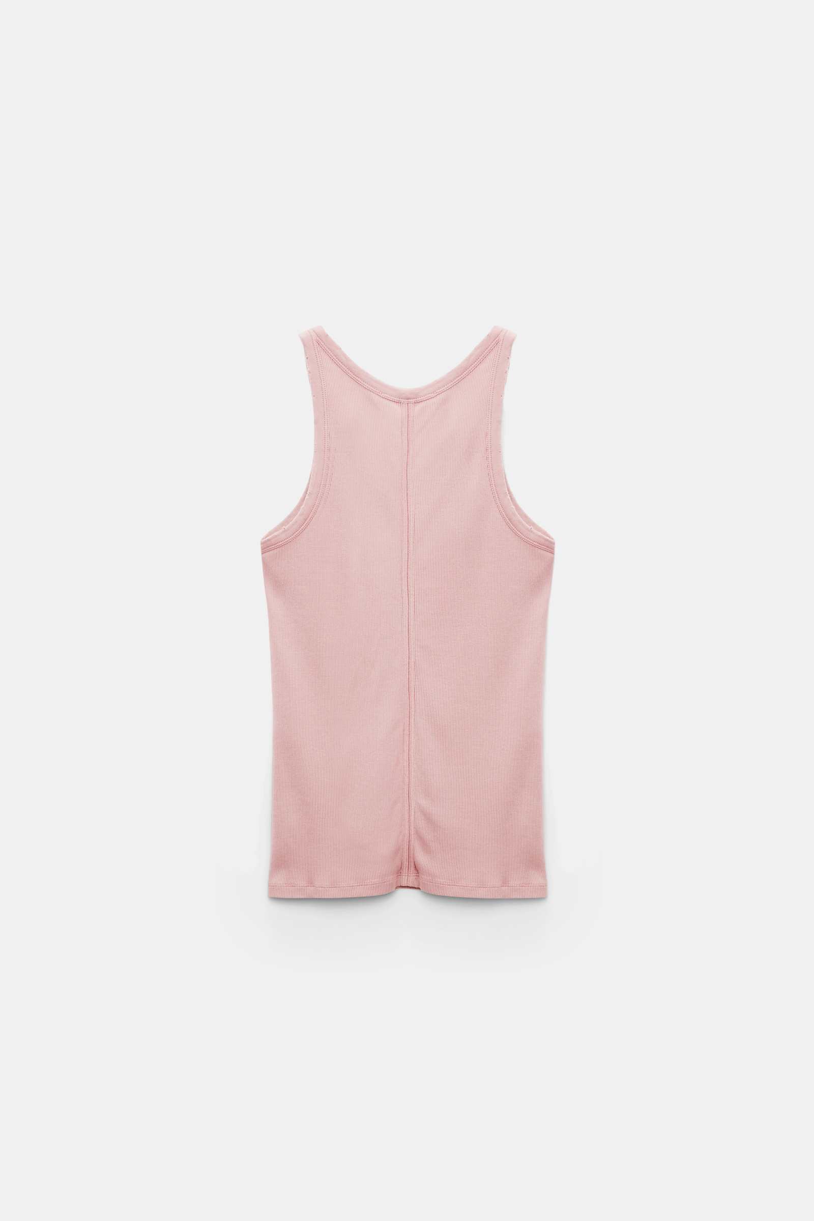 Dorothee Schumacher Ribbed cotton tank top sweet peas