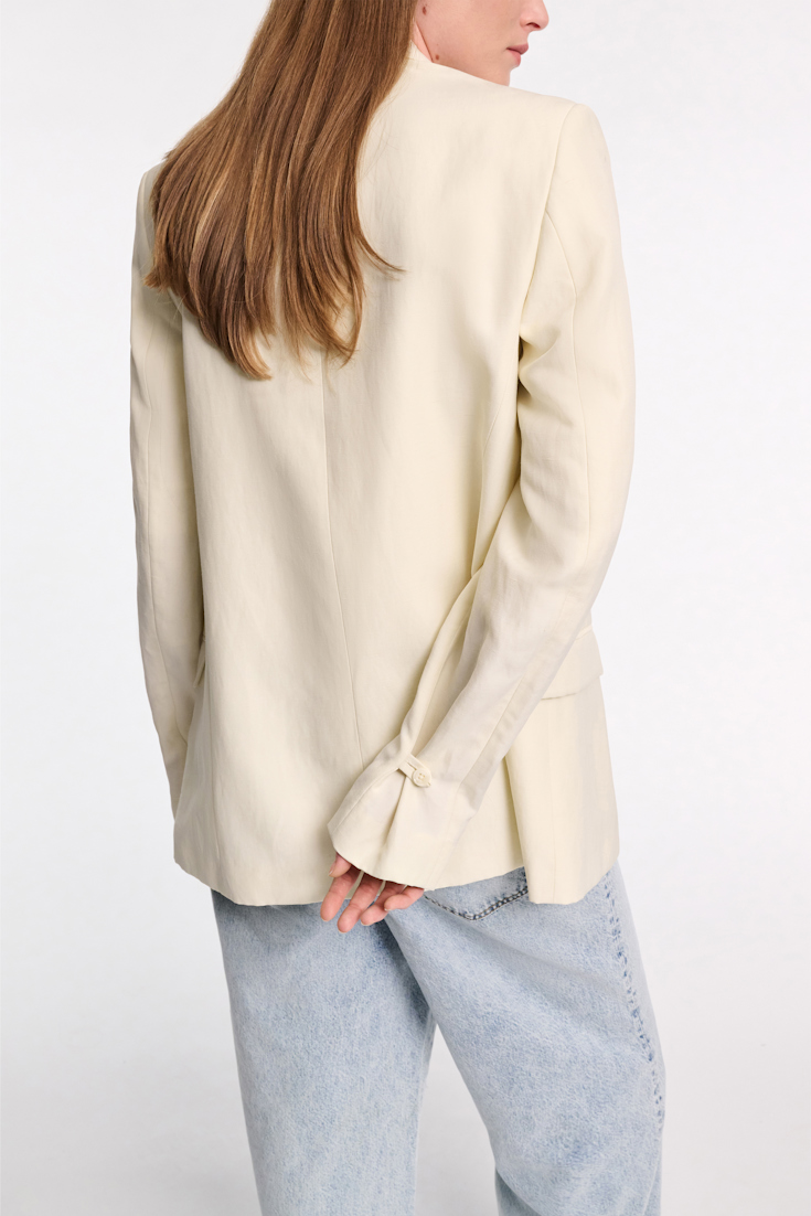 Dorothee Schumacher Blazer aus technischem Leinen light lemon