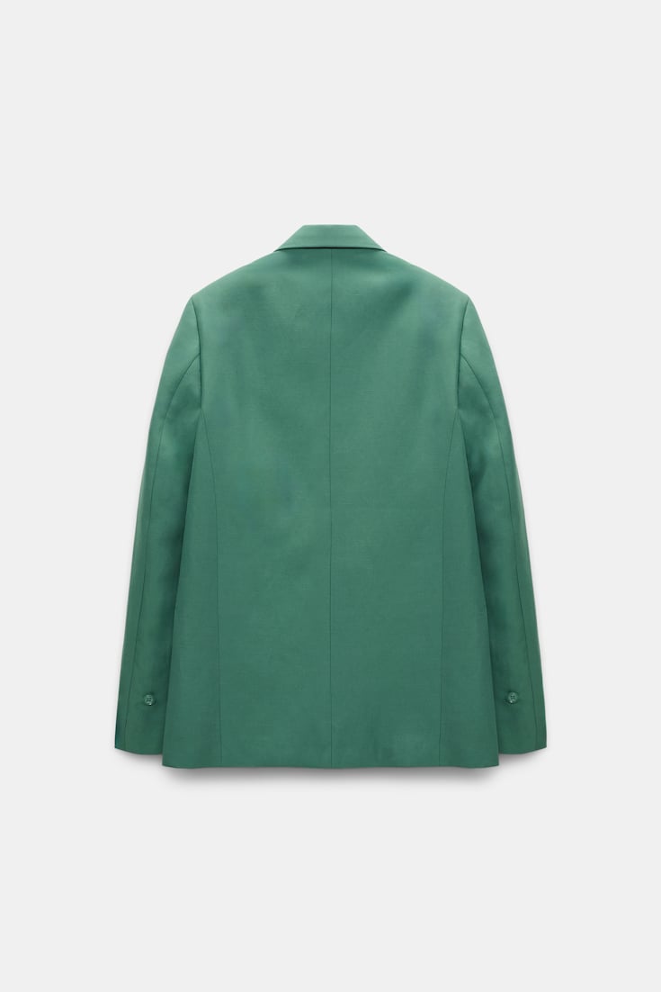 Dorothee Schumacher Blazer aus technischem Leinen jade