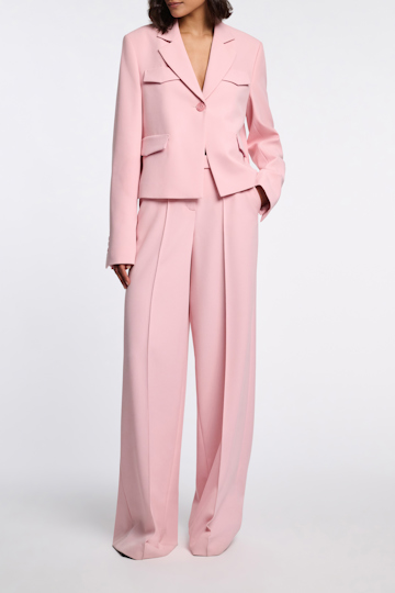 Dorothee Schumacher Cropped Blazer pink rose
