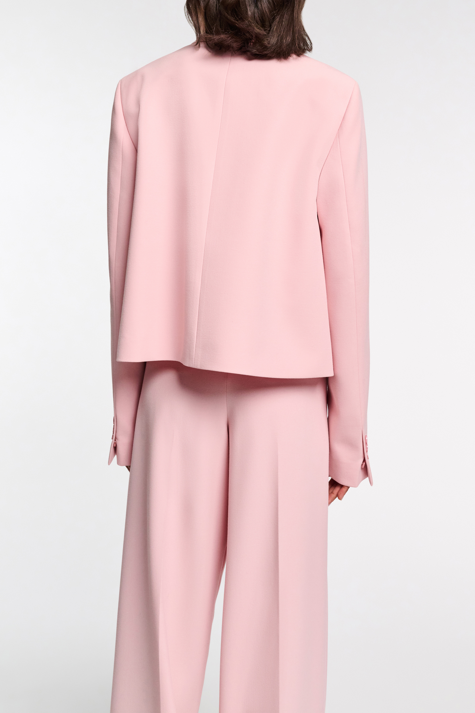 Dorothee Schumacher Cropped Blazer pink rose