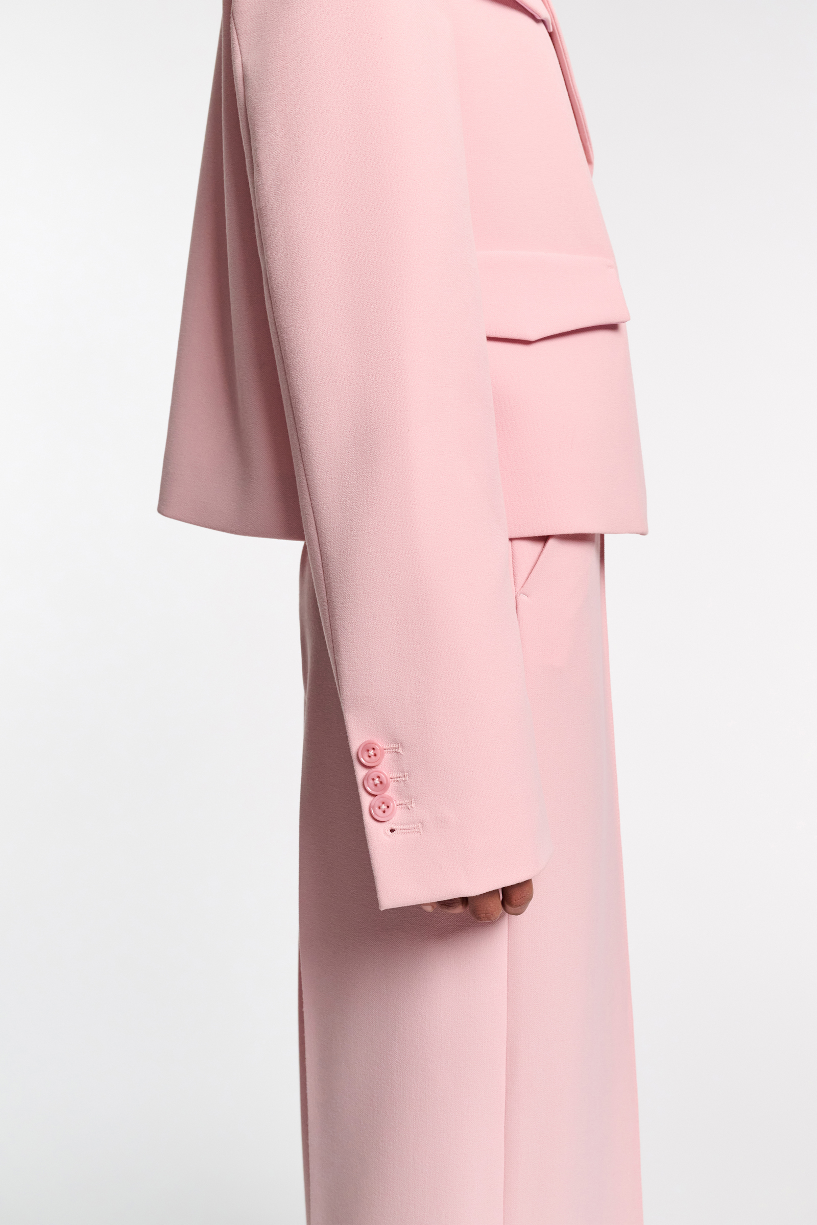 Dorothee Schumacher Cropped Blazer pink rose