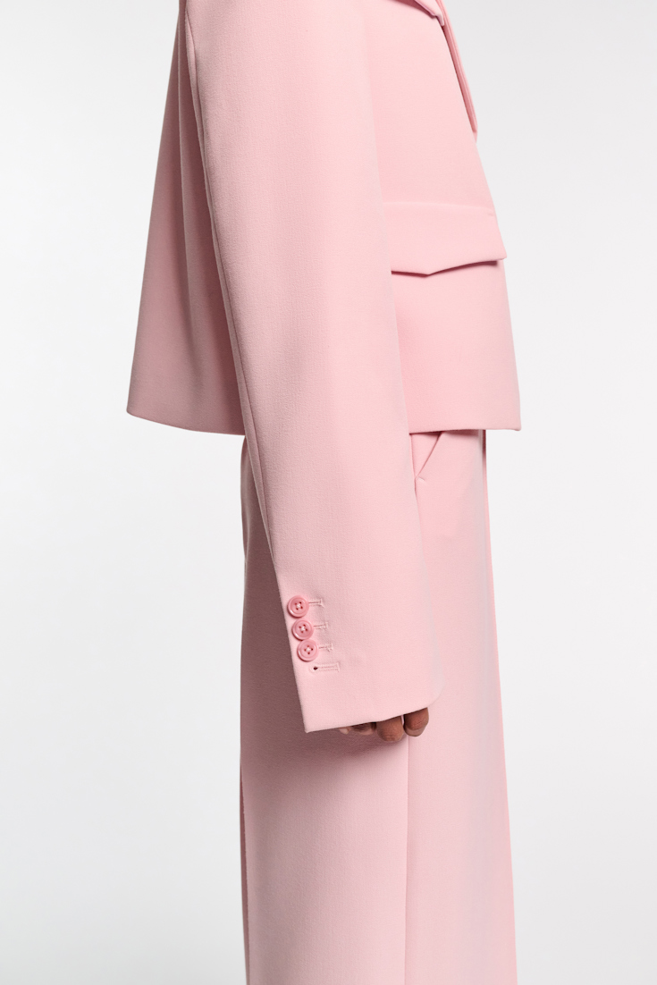 Dorothee Schumacher Cropped Blazer pink rose