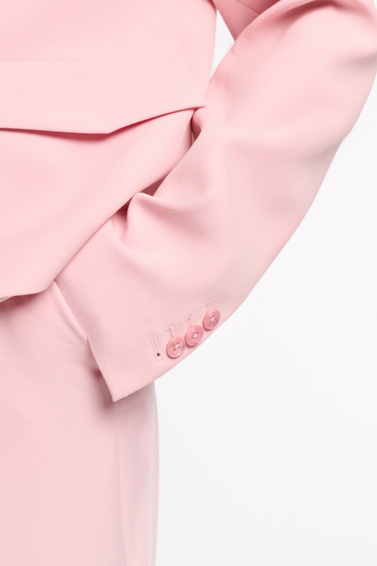 Dorothee Schumacher Cropped Blazer pink rose