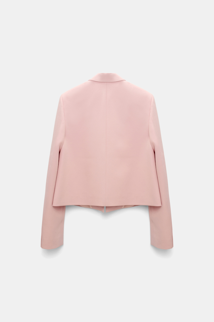Dorothee Schumacher Cropped Blazer pink rose