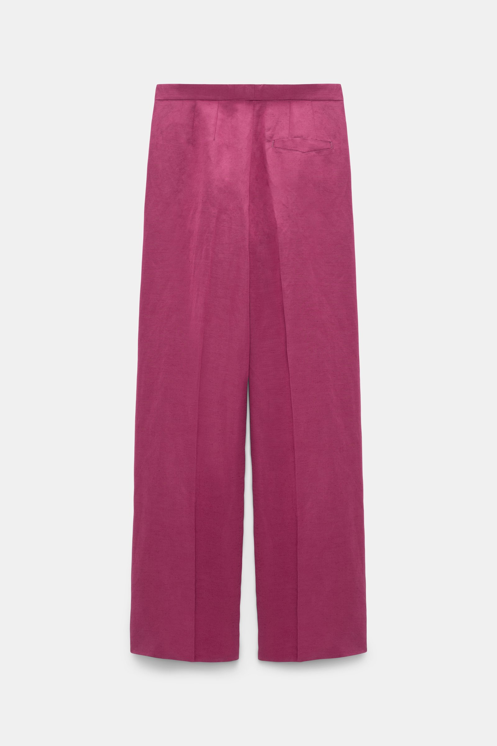 Dorothee Schumacher Hose mit weitem Bein und Biese berry