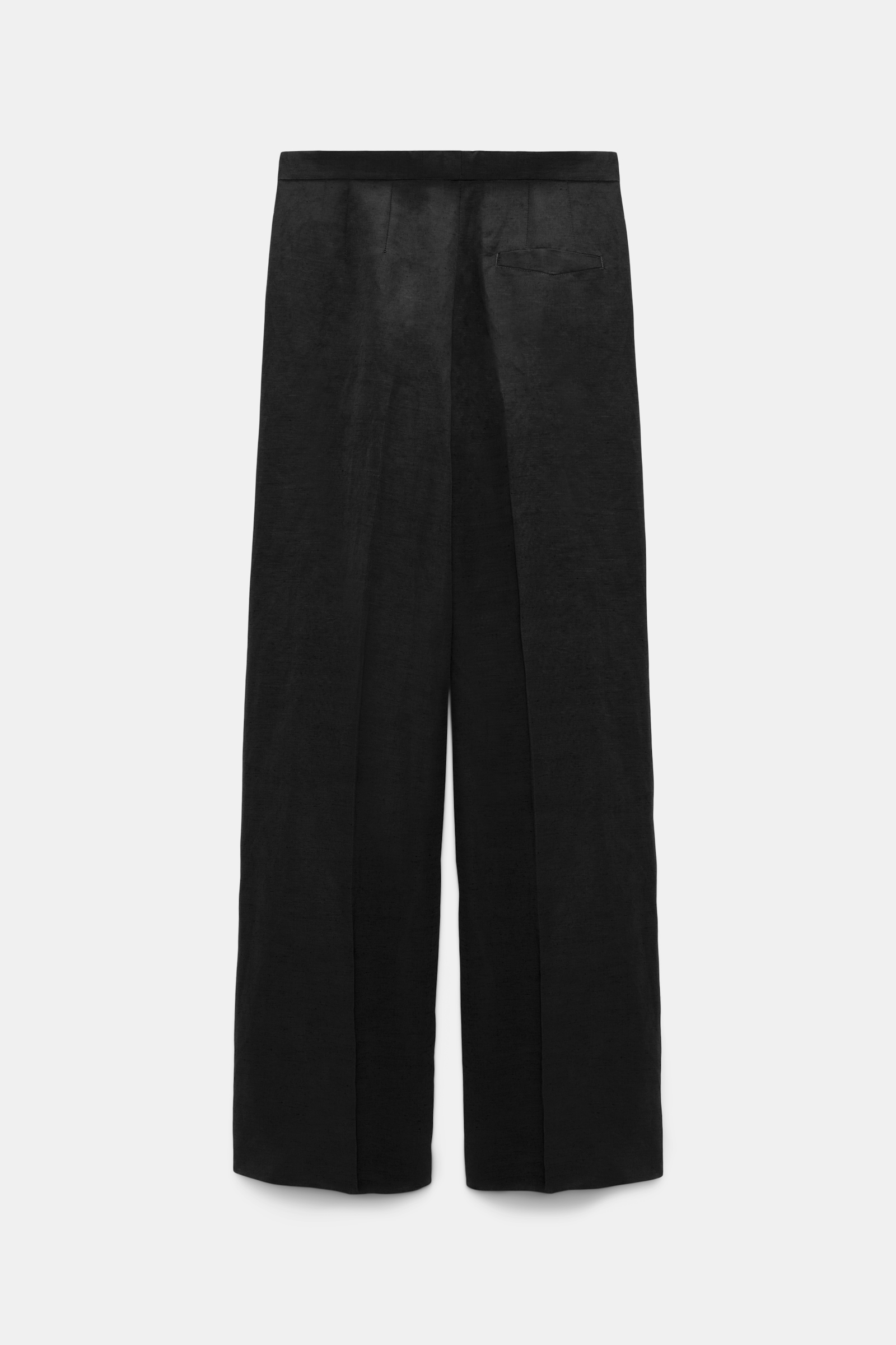 Dorothee Schumacher Hose mit weitem Bein und Biese pure black