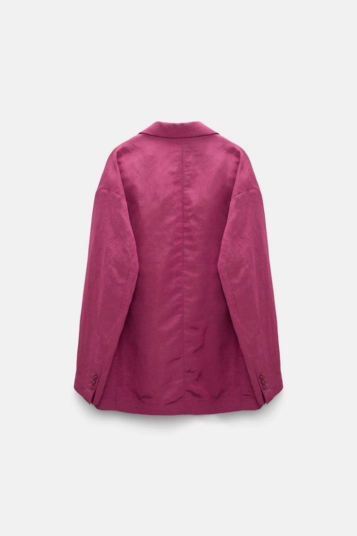 Dorothee Schumacher Blazer mit asymmetrischem Reverskragen berry