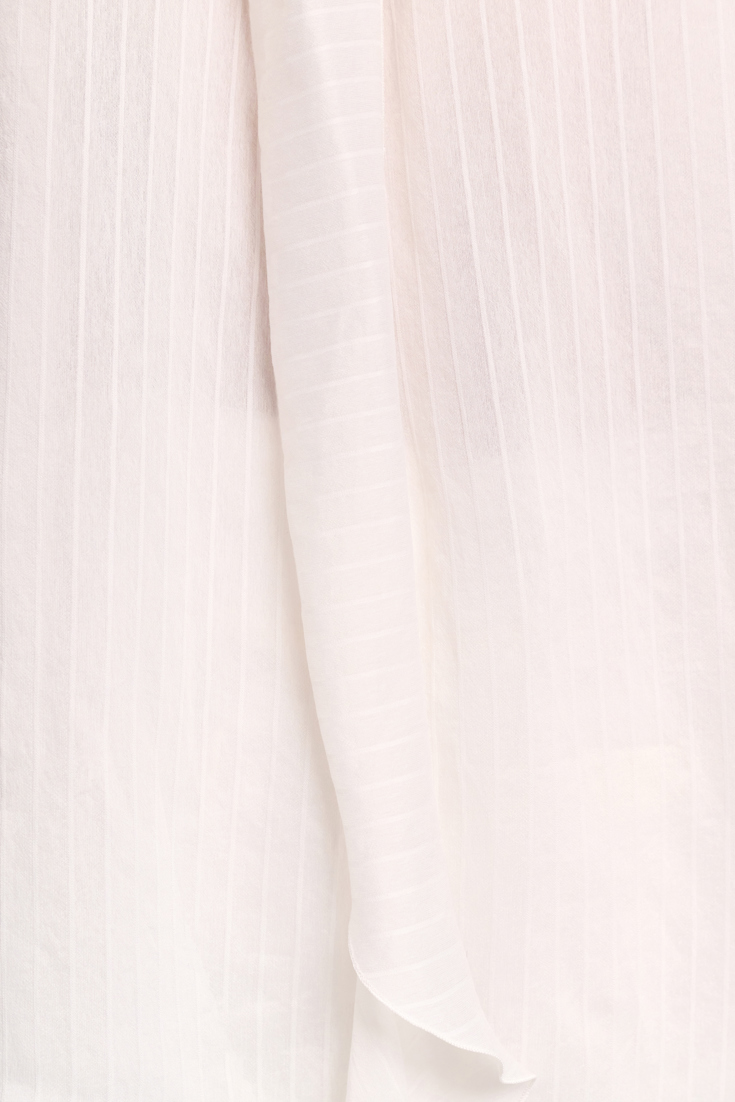 Dorothee Schumacher Bluse mit Volant-Details pure white