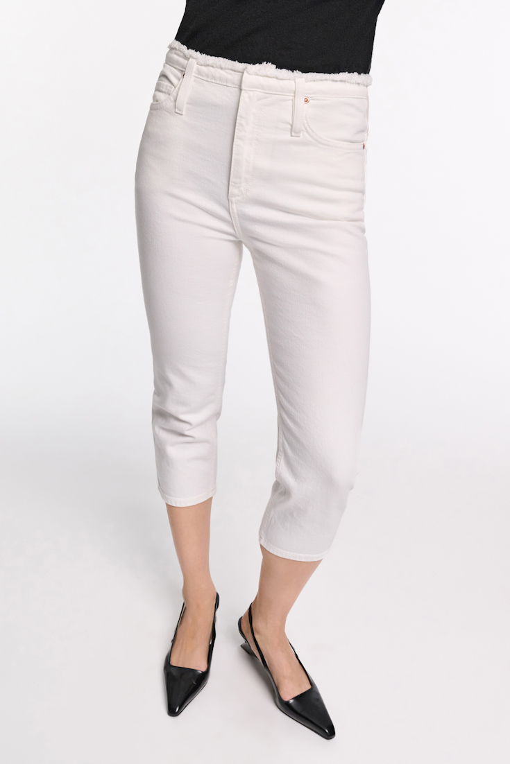 Dorothee Schumacher Caprihose aus Denim pure white