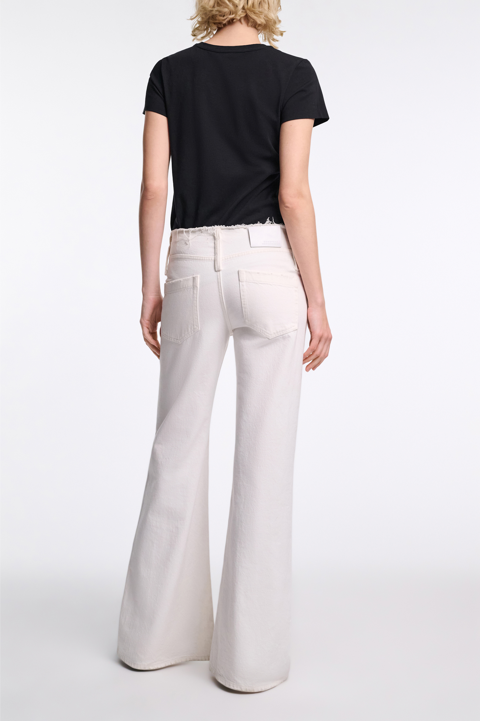 Dorothee Schumacher Jeans mit weitem Bein pure white