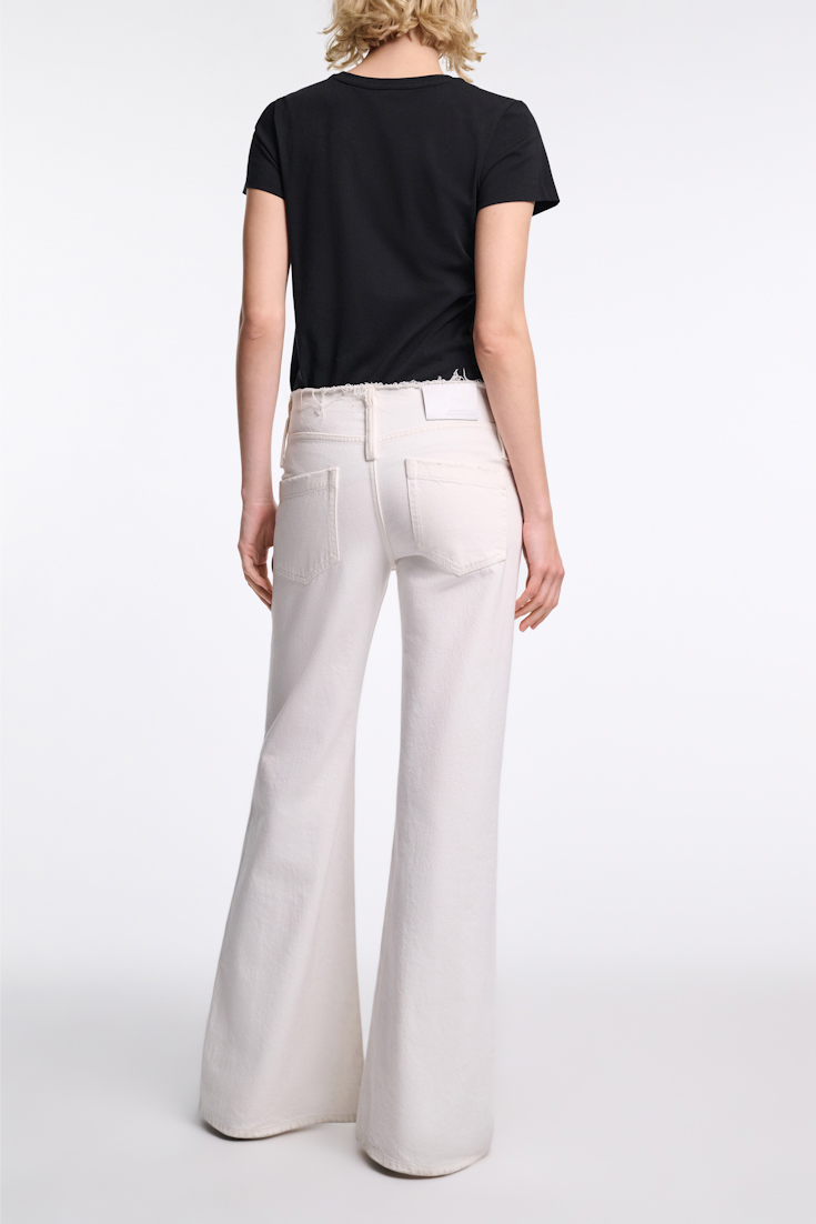 Dorothee Schumacher Jeans mit weitem Bein pure white