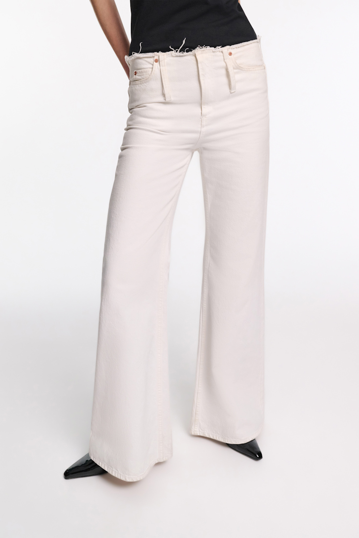 Dorothee Schumacher Jeans mit weitem Bein pure white
