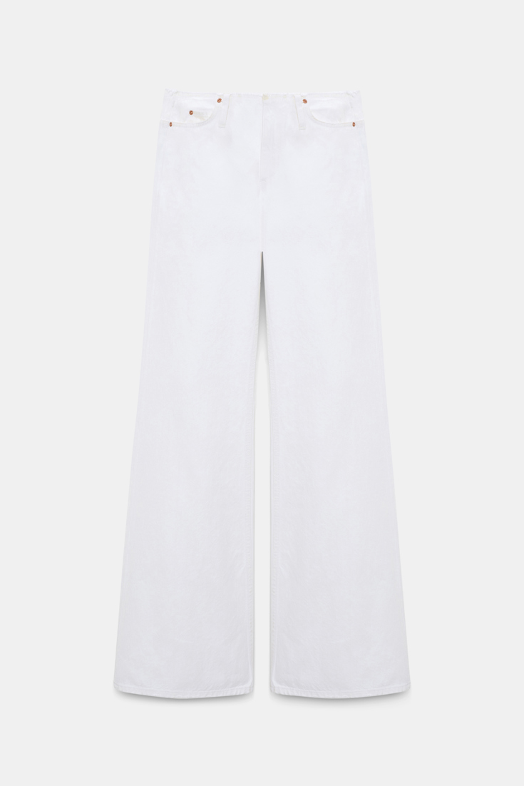 Dorothee Schumacher Jeans mit weitem Bein pure white