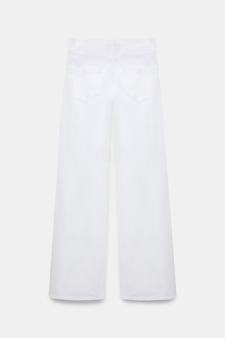 Dorothee Schumacher Jeans mit weitem Bein pure white