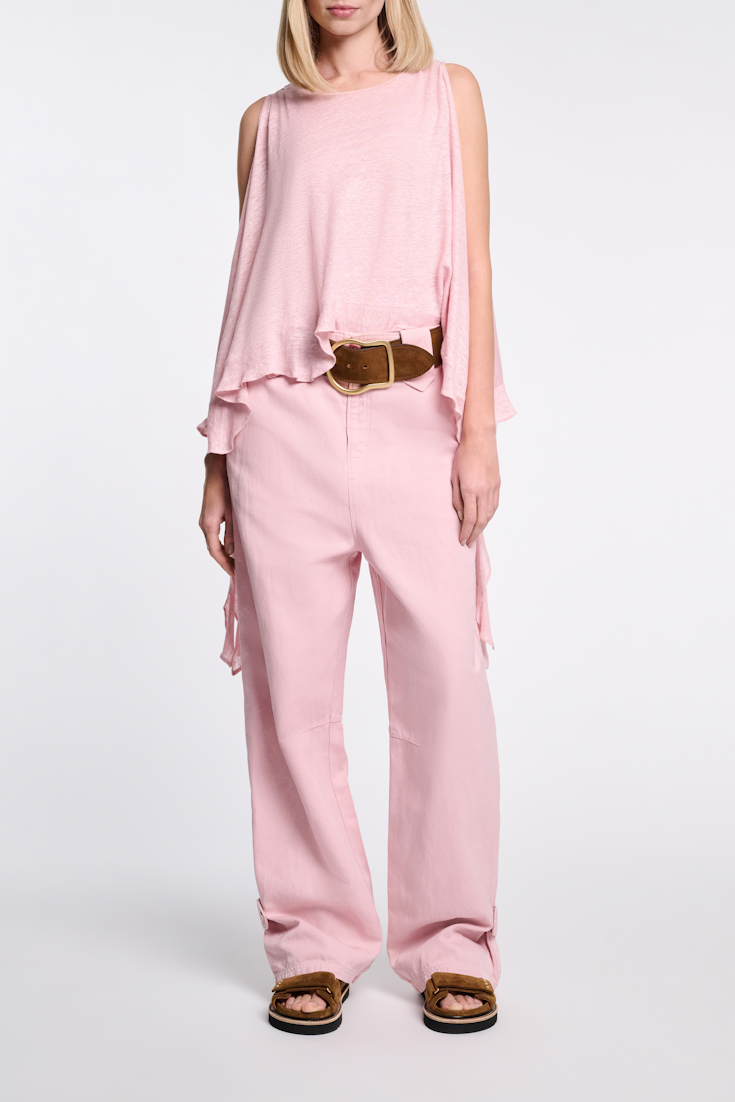 Dorothee Schumacher Hose mit leichtem O-shape milky rose