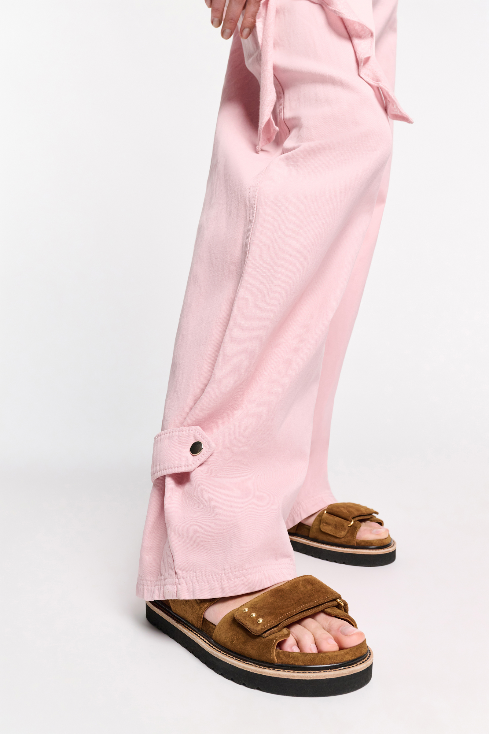 Dorothee Schumacher Hose mit leichtem O-shape milky rose