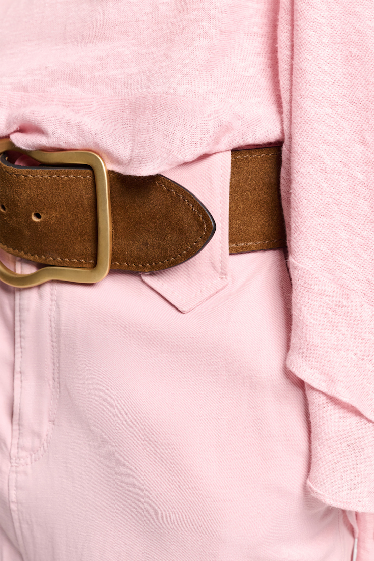 Dorothee Schumacher Hose mit leichtem O-shape milky rose