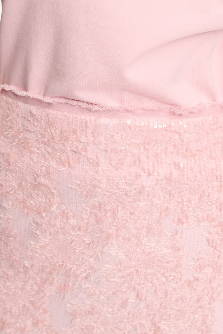 Dorothee Schumacher Paillettenrock milky rose