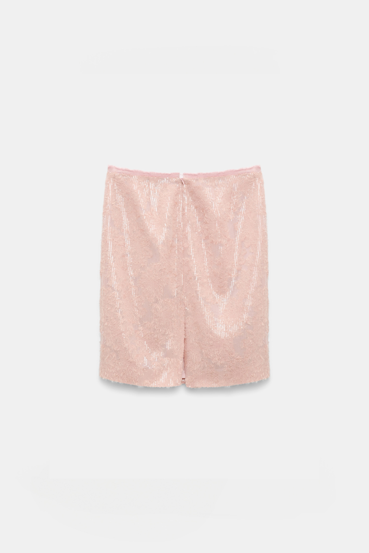 Dorothee Schumacher Paillettenrock milky rose
