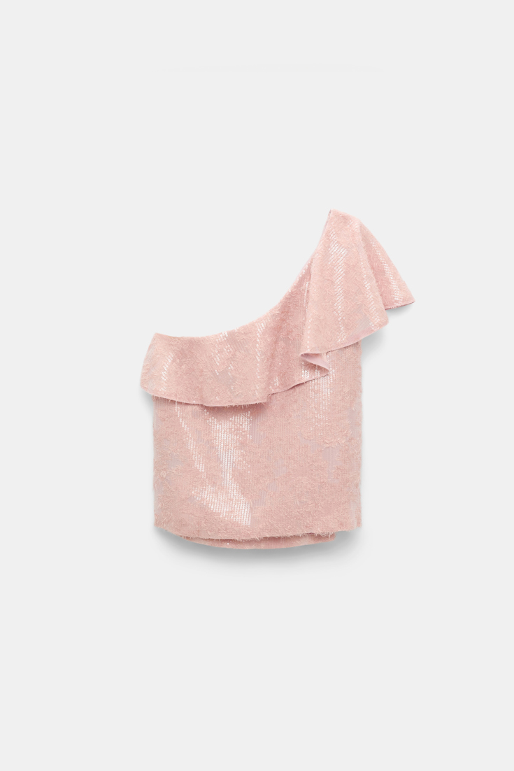 Dorothee Schumacher One shoulder top milky rose