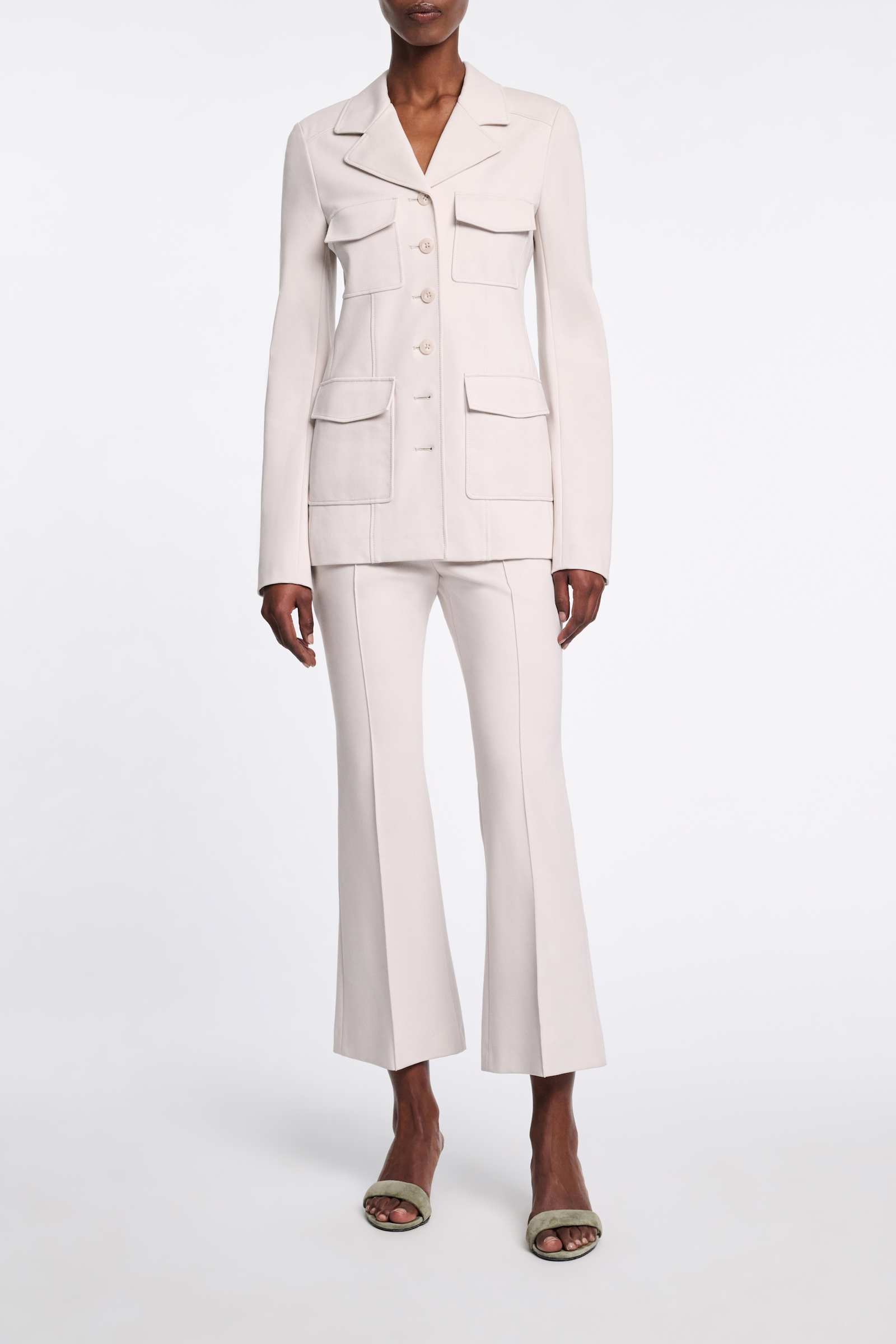 Dorothee Schumacher Blazer aus Punto Milano shadow white