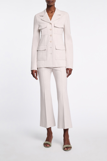 Dorothee Schumacher Blazer aus Punto Milano shadow white