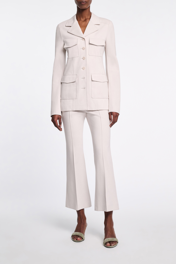 Dorothee Schumacher Blazer aus Punto Milano shadow white