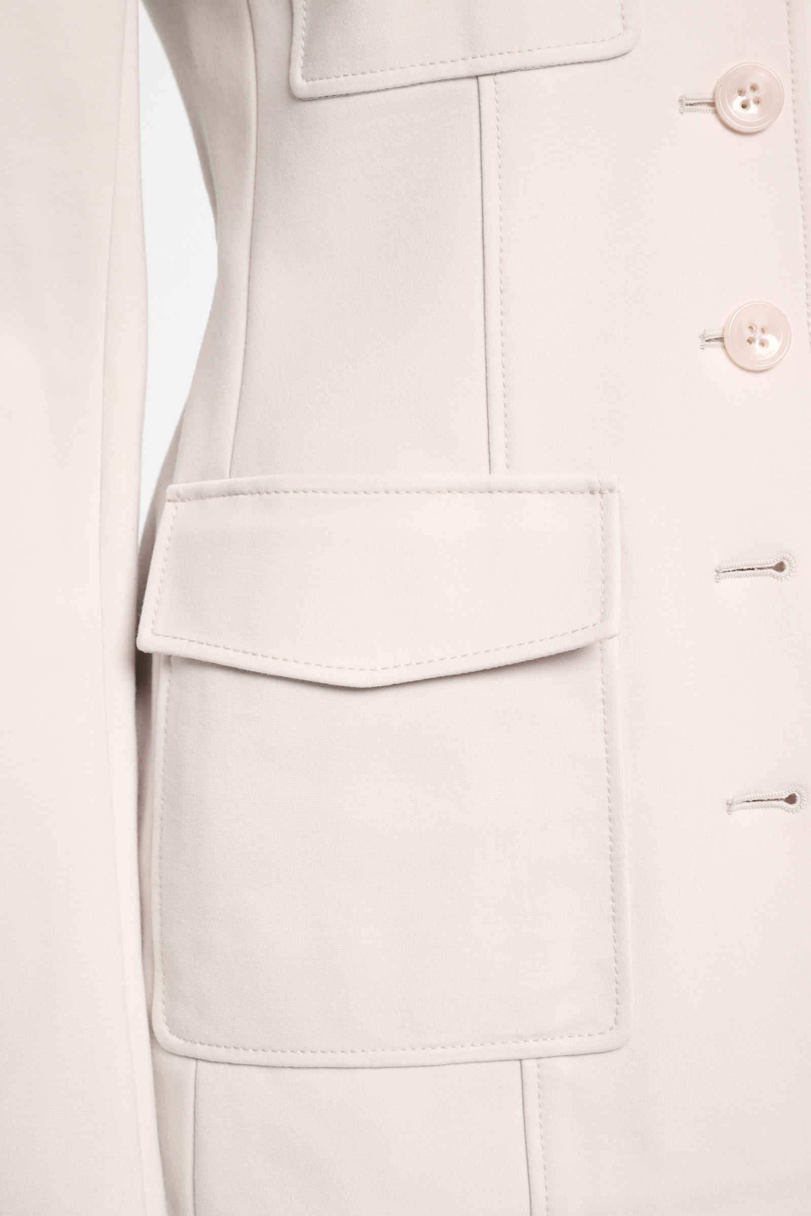 Dorothee Schumacher Blazer aus Punto Milano shadow white
