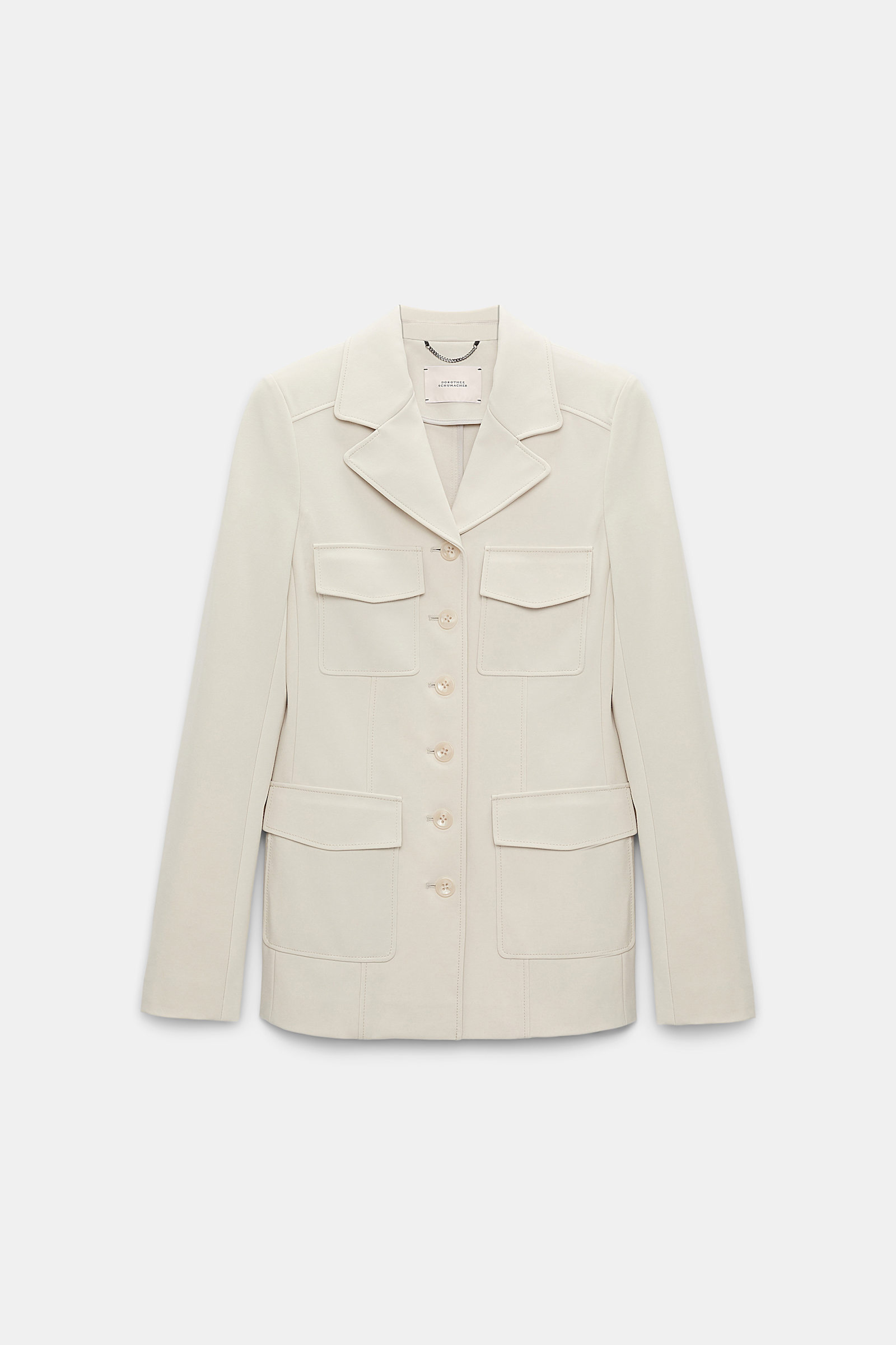 Dorothee Schumacher Blazer aus Punto Milano shadow white