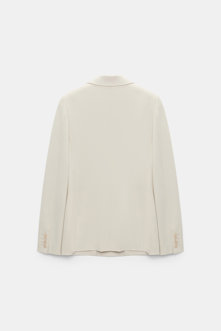 Dorothee Schumacher Blazer aus Punto Milano shadow white