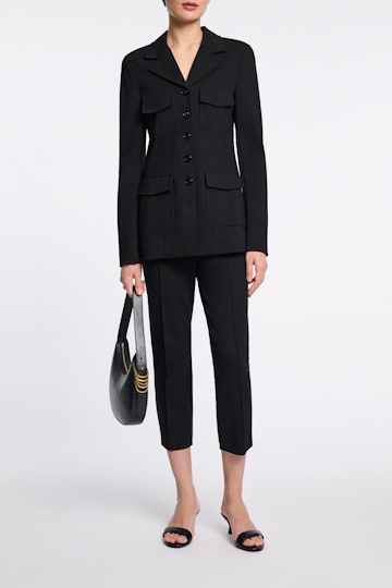 Dorothee Schumacher Blazer aus Punto Milano pure black