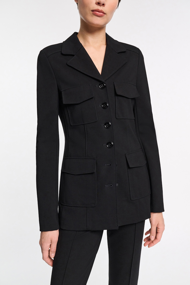 Dorothee Schumacher Blazer aus Punto Milano pure black
