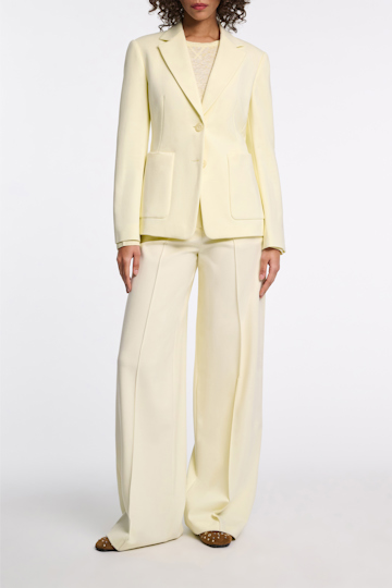 Dorothee Schumacher Blazer aus Punto Milano light lemon