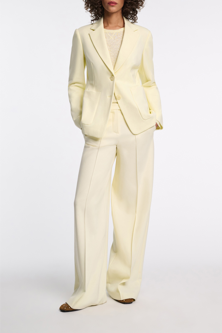 Dorothee Schumacher Blazer aus Punto Milano light lemon