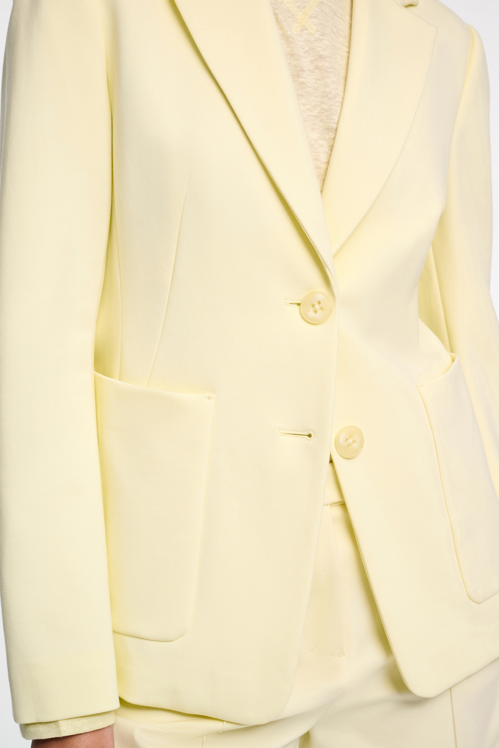 Dorothee Schumacher Blazer aus Punto Milano light lemon