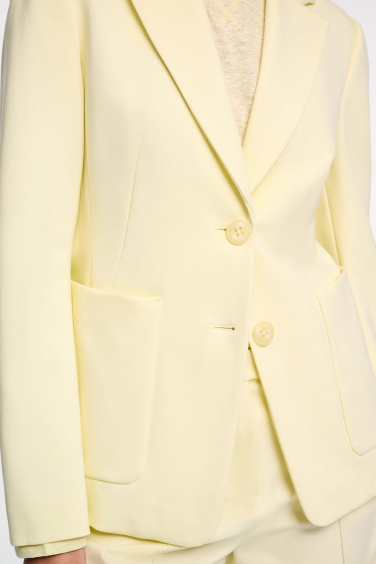 Dorothee Schumacher Blazer aus Punto Milano light lemon